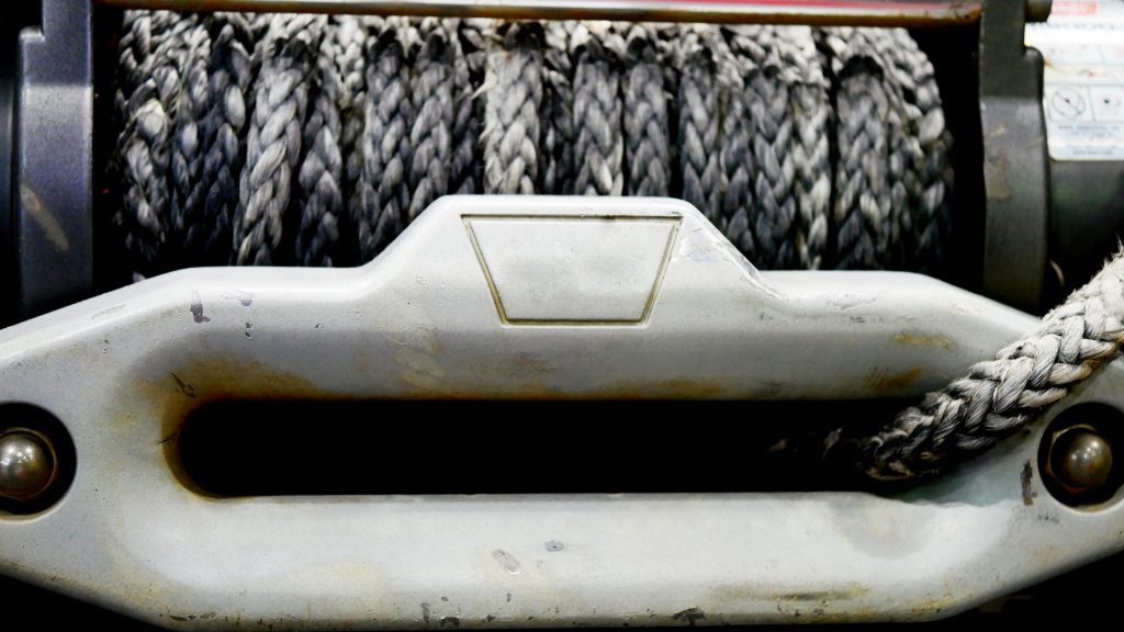 synthetic rope winch
